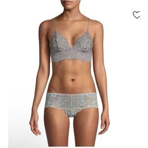 Cosabella Preta Lace Bralette Gray Sz Small NWT